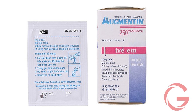 Liều lượng chỉ định của thuốc Augmentin 250mg