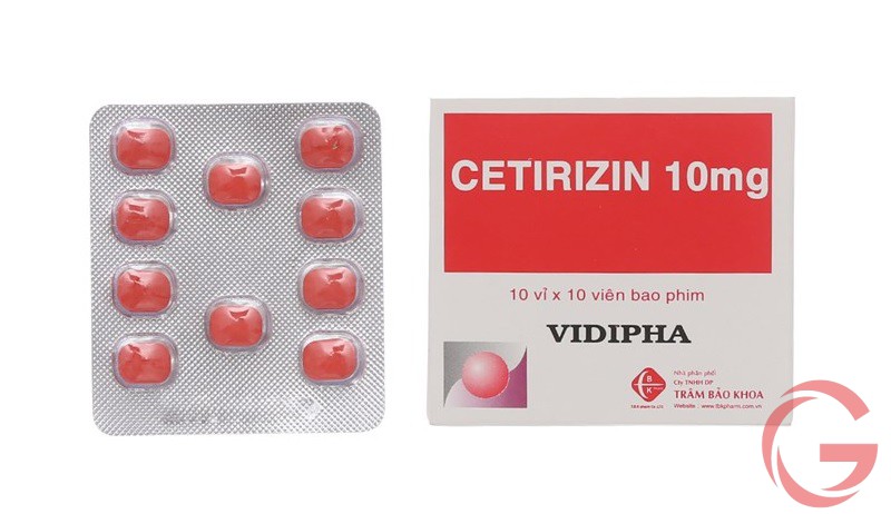 thuốc Cetirizin